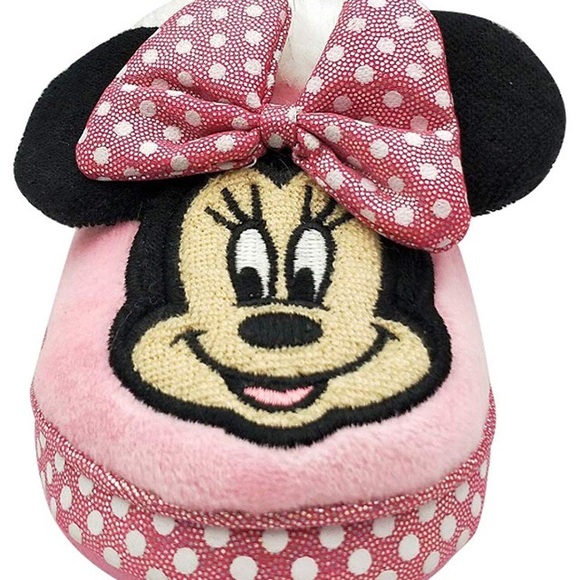 Toddler Minnie Mouse slippers - Picture 2 of 3